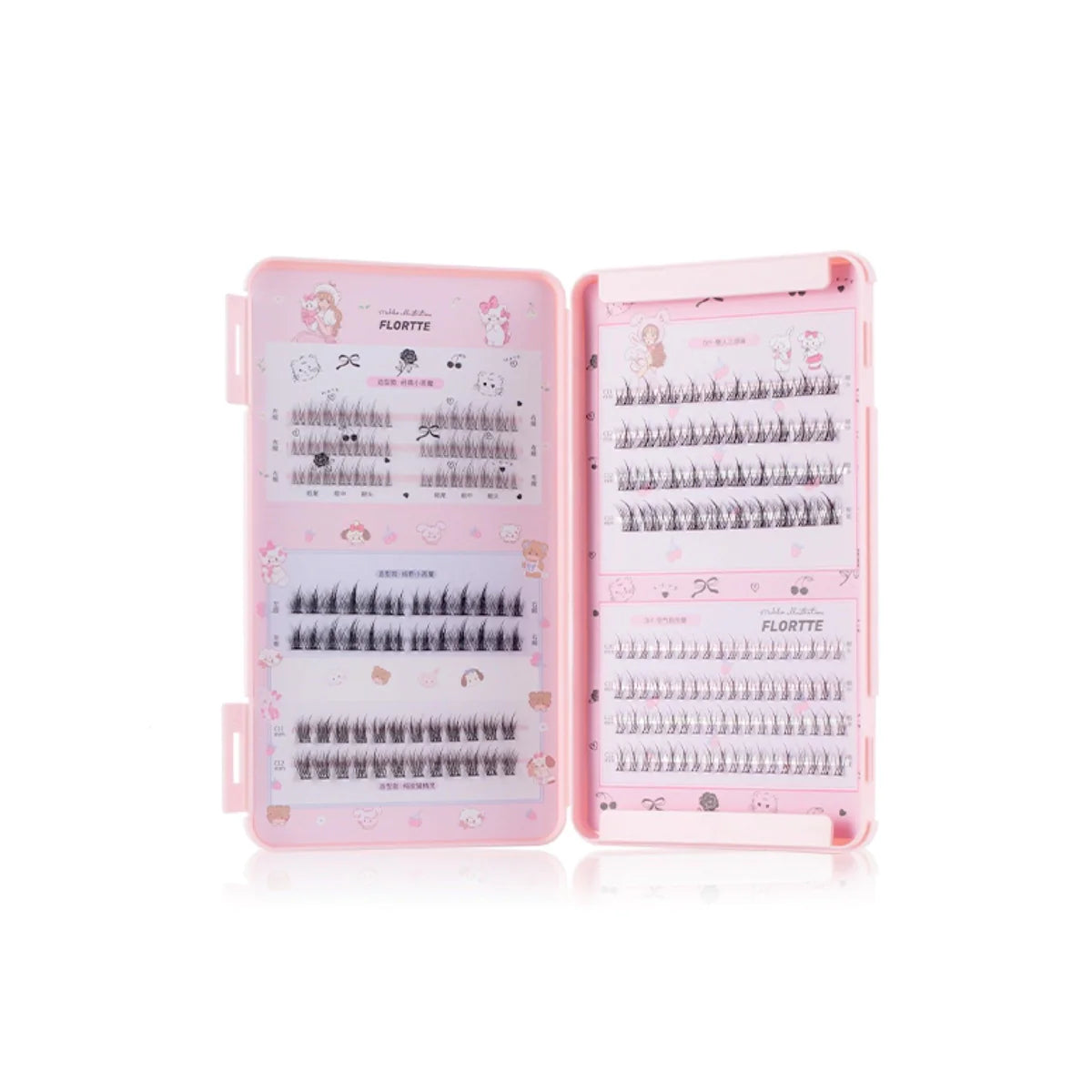 Collection of Mikko False Eyelashes(5 types 242 pieces) in a gallery layout